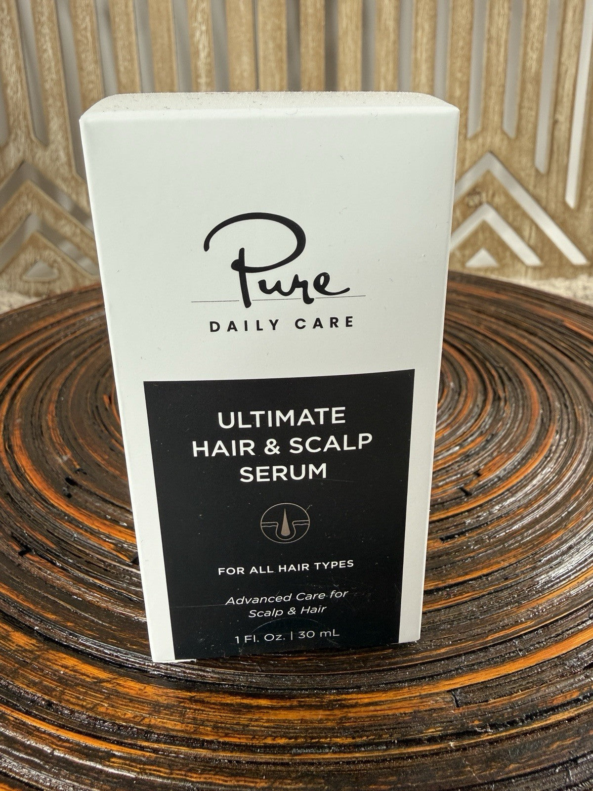 Hair Scalp Serum for All Hair Types - Daily Care Advanced Treatment 1 Oz