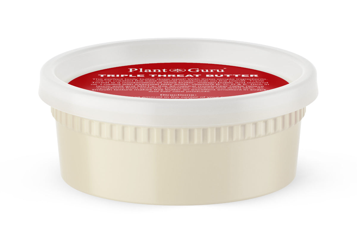 Triple Threat Body Butter - Shea, Mango & Coconut, 8 oz