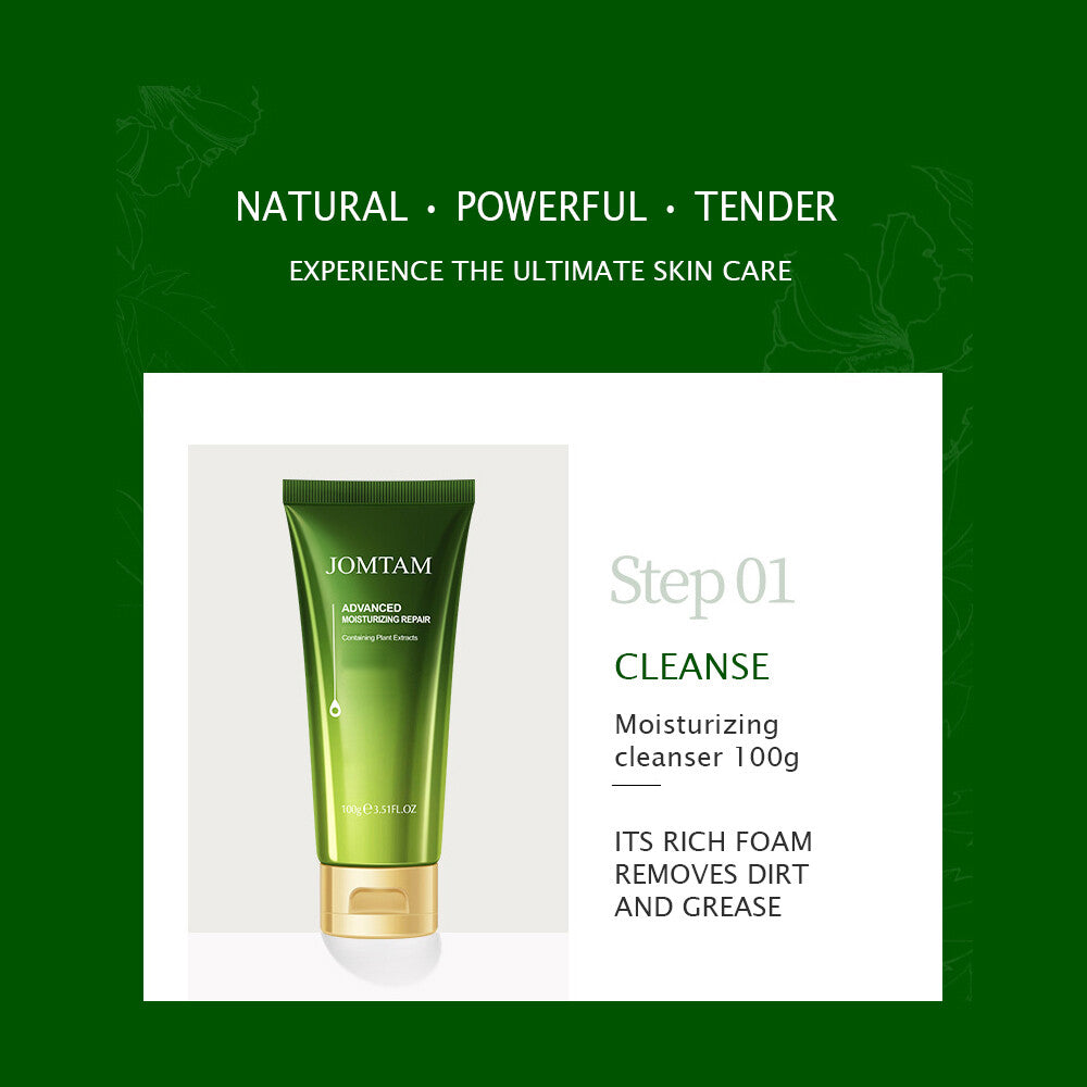 Hydrating Skincare Set with Avocado & Plant Extracts - 6 Pieces for Moisture & Repair