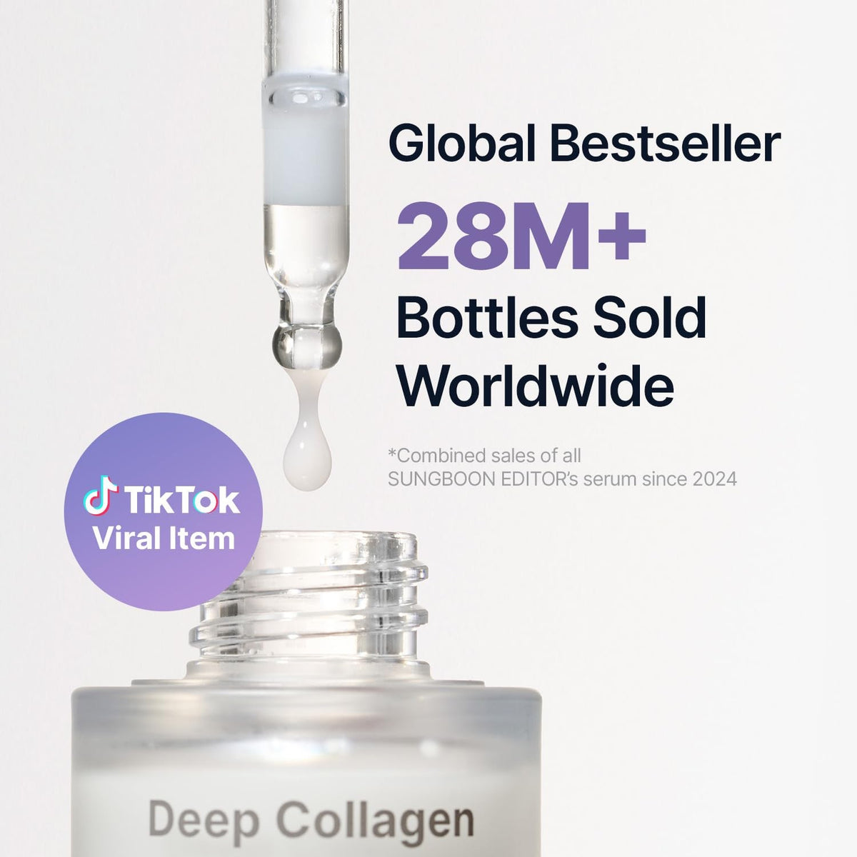 Deep Collagen Serum with Niacinamide & Volufiline - Hydrating Korean Skincare