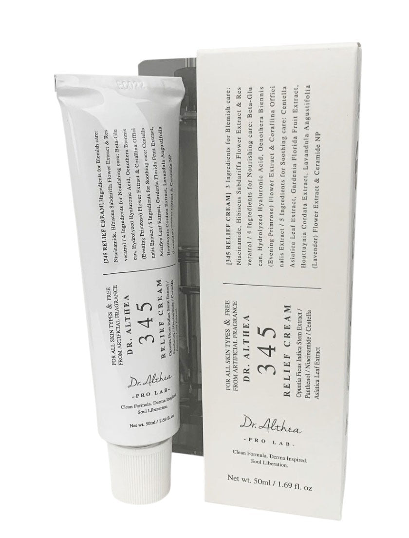 Dr. Althea 345 Relief Daily Face Moisturizer Cream 50ml/ 1.69oz Exp.