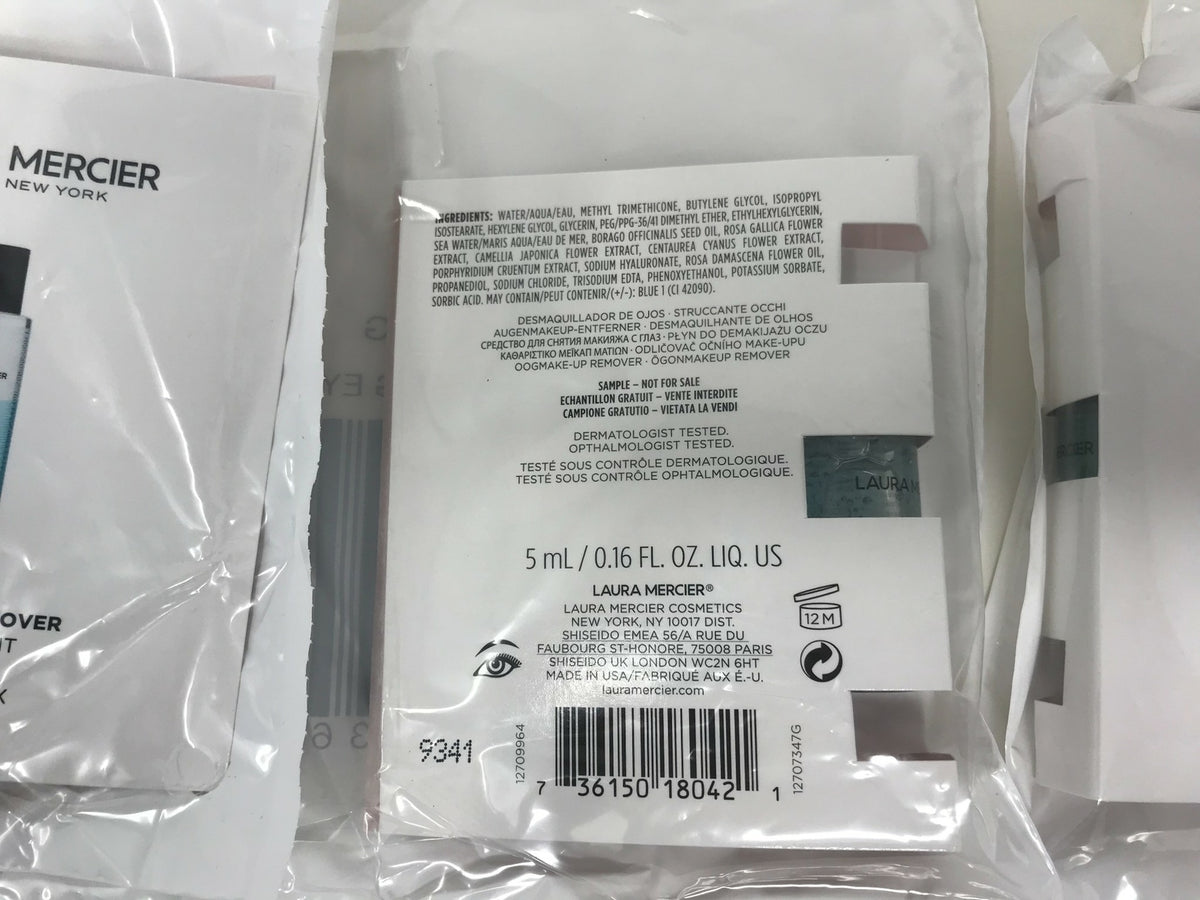 Set of 3 Laura Mercier Soothing Eye Makeup Removers - 5mL Each