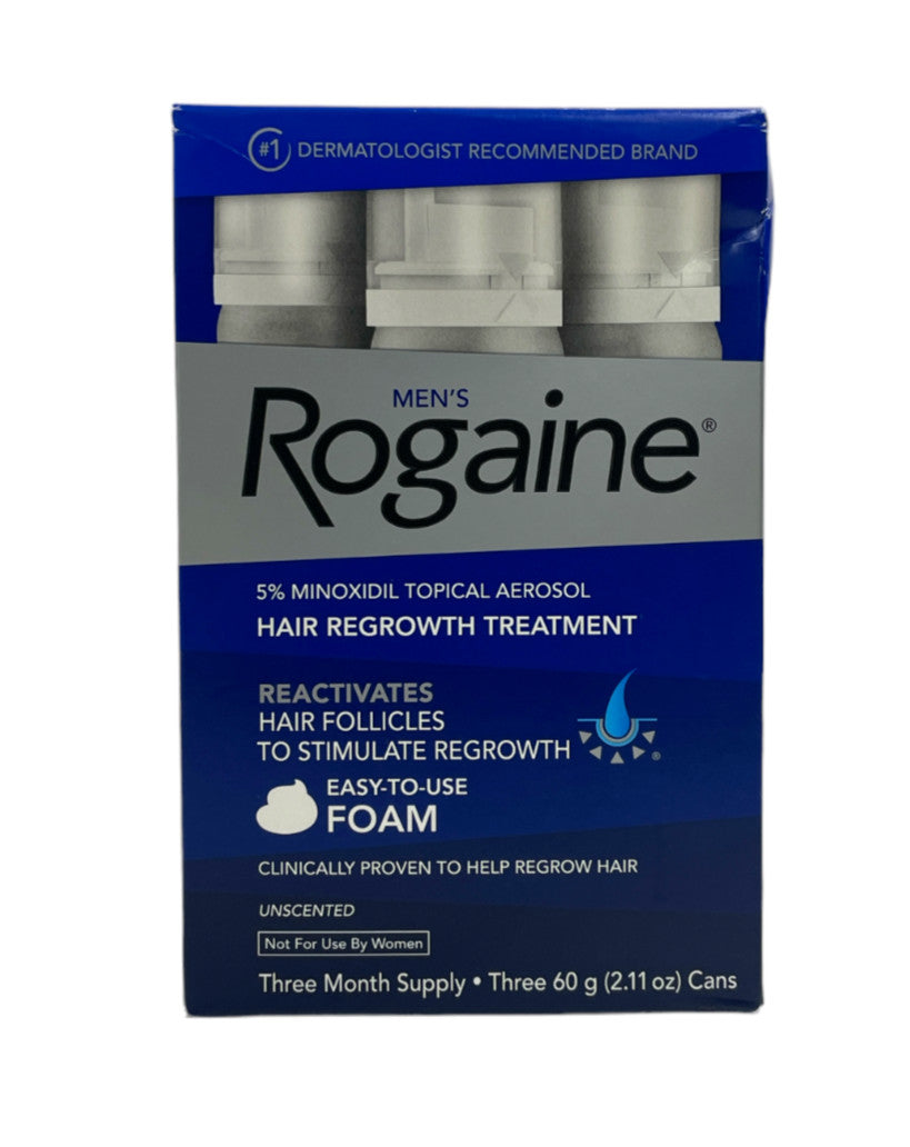 Hair Regrowth Treatment Foam – 3 Month Supply (3x60ml)
