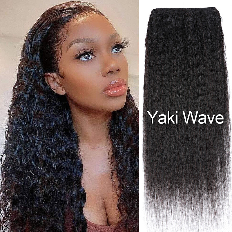 Virgin Human Hair Extensions Bundles - Straight Wavy Weave & Weft Options