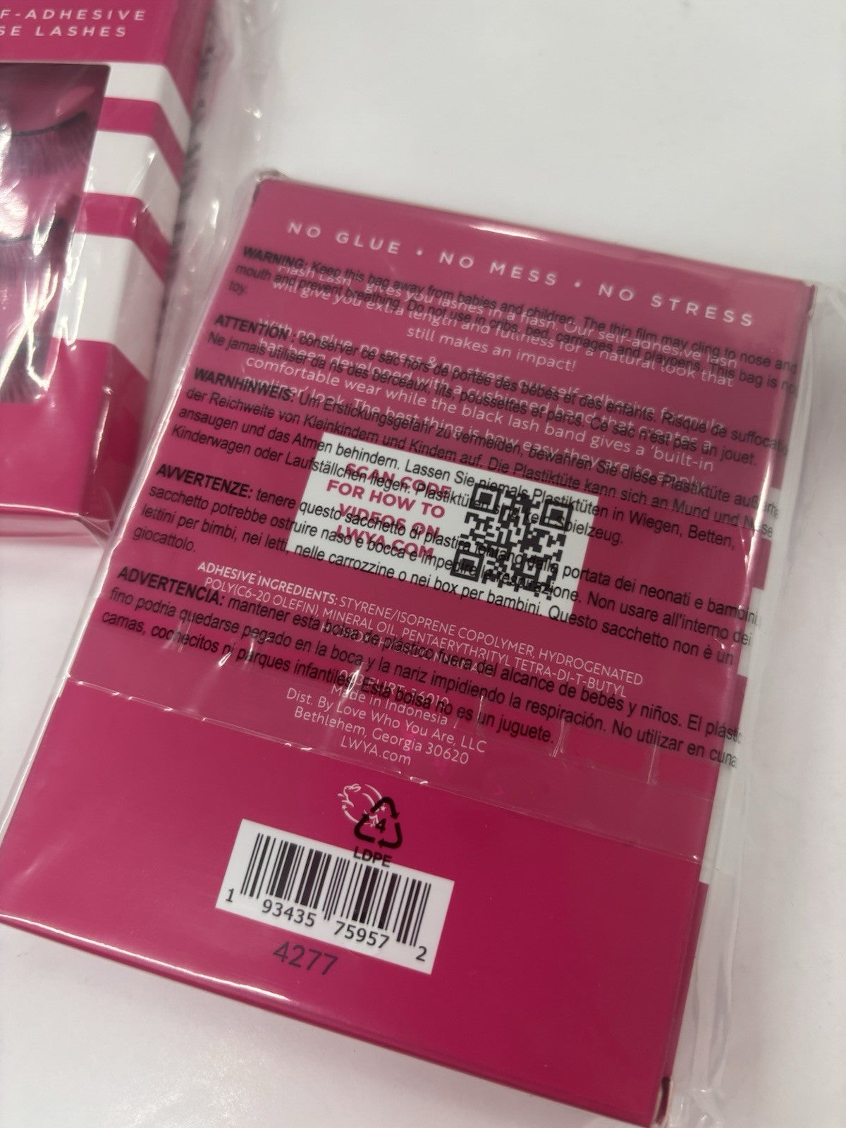 Self-Adhesive False Lashes 6 Pairs - Natural Length & Fullness Makeup