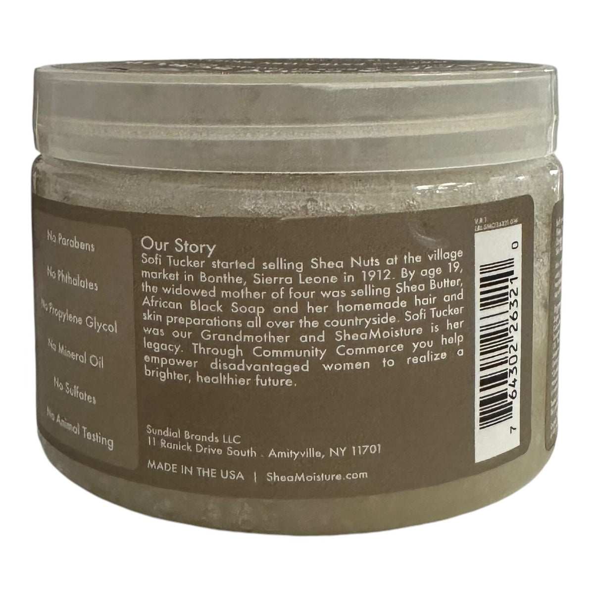 Shea Moisture Sacha Inchi Oil Omega 3,6,9 Rescue Hand & Body Scrub 12