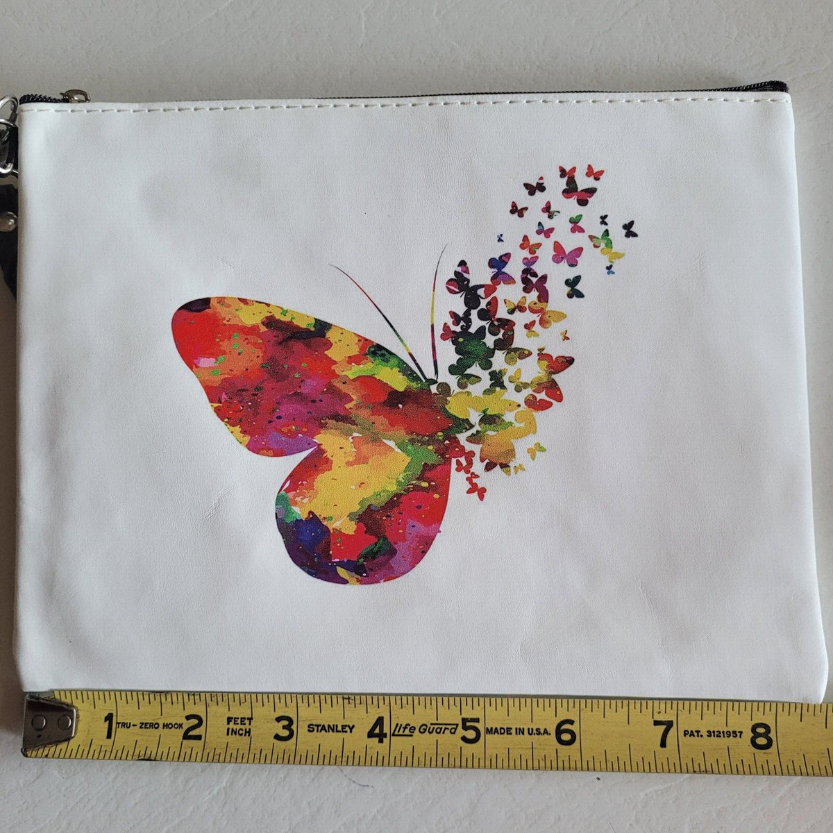 Butterfly Makeup Bag Cosmetic Pouch Travel Toiletry Case Wristlet