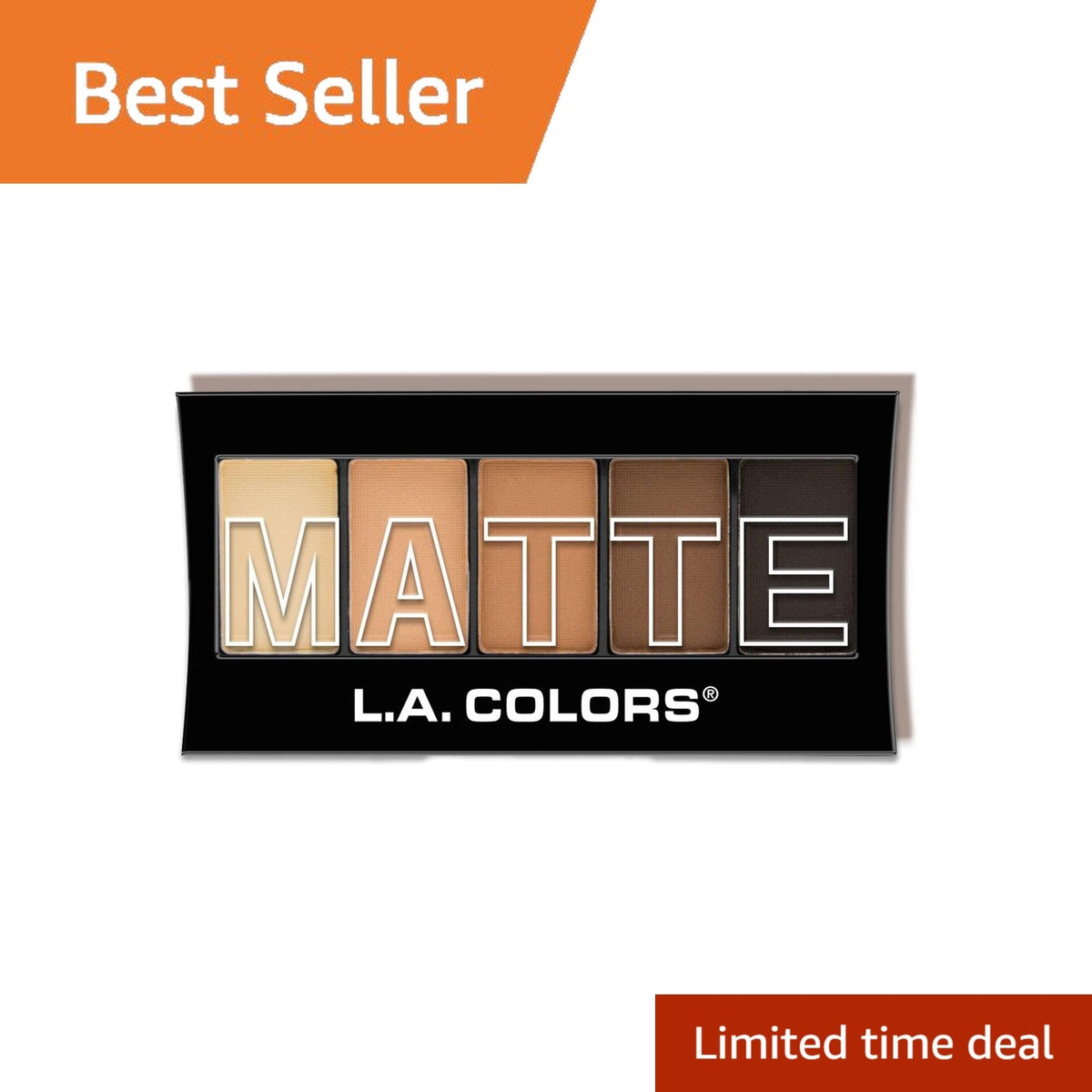 5 Color Matte Eyeshadow Palette - Brown Tweed, Cruelty-Free