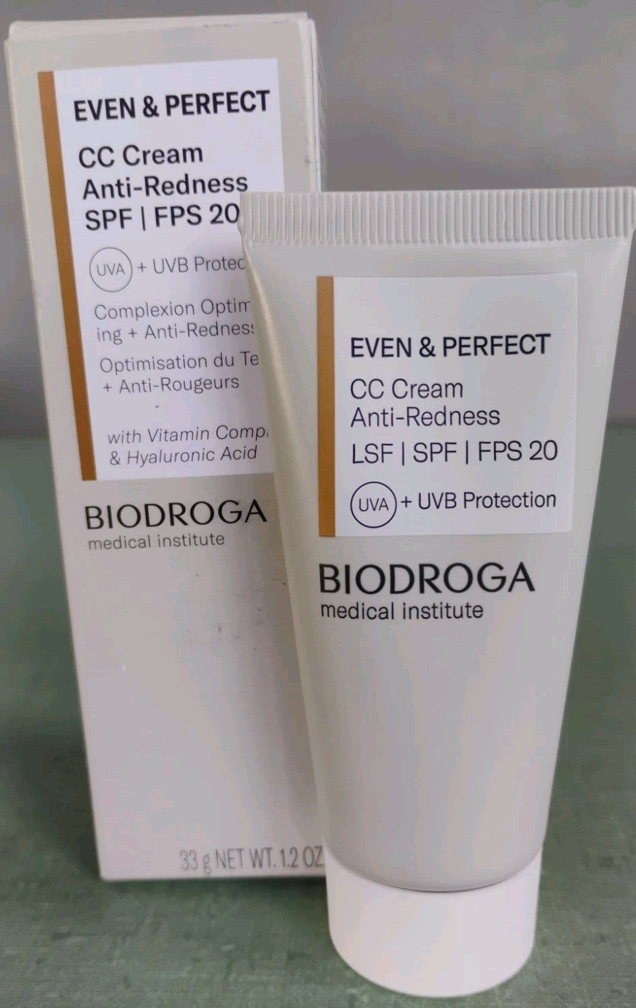 Anti-Redness CC Cream with Green Pigments - Hydrating SPF 30, 30ml