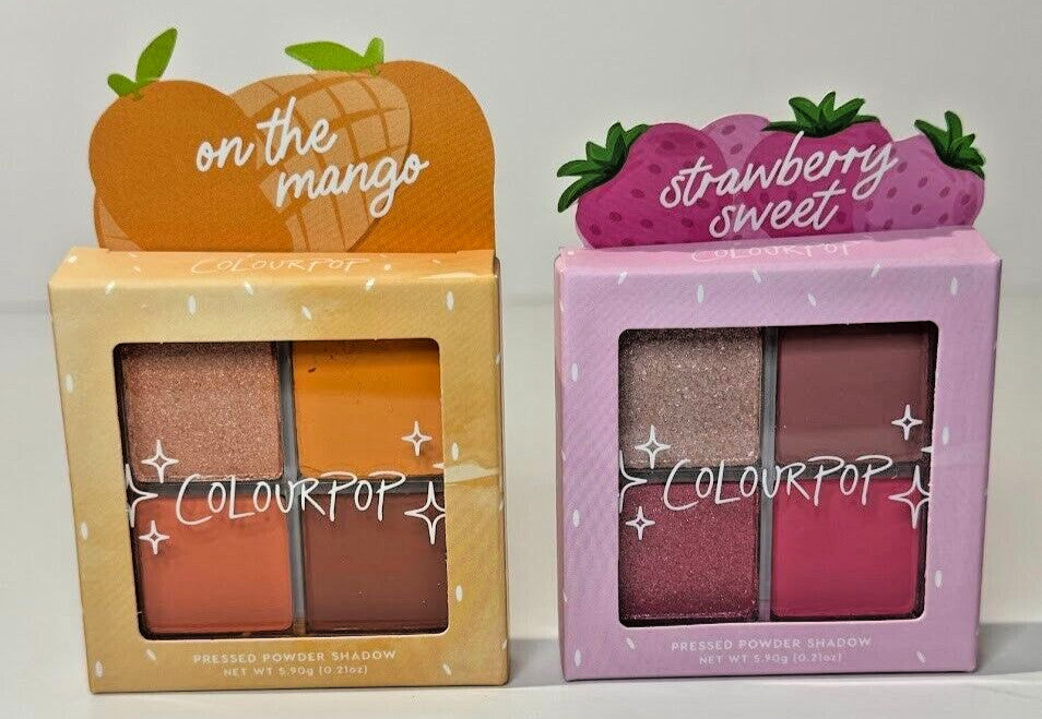 Colorful Eyeshadow Palette Set - Mango & Strawberry Sweet Bundle