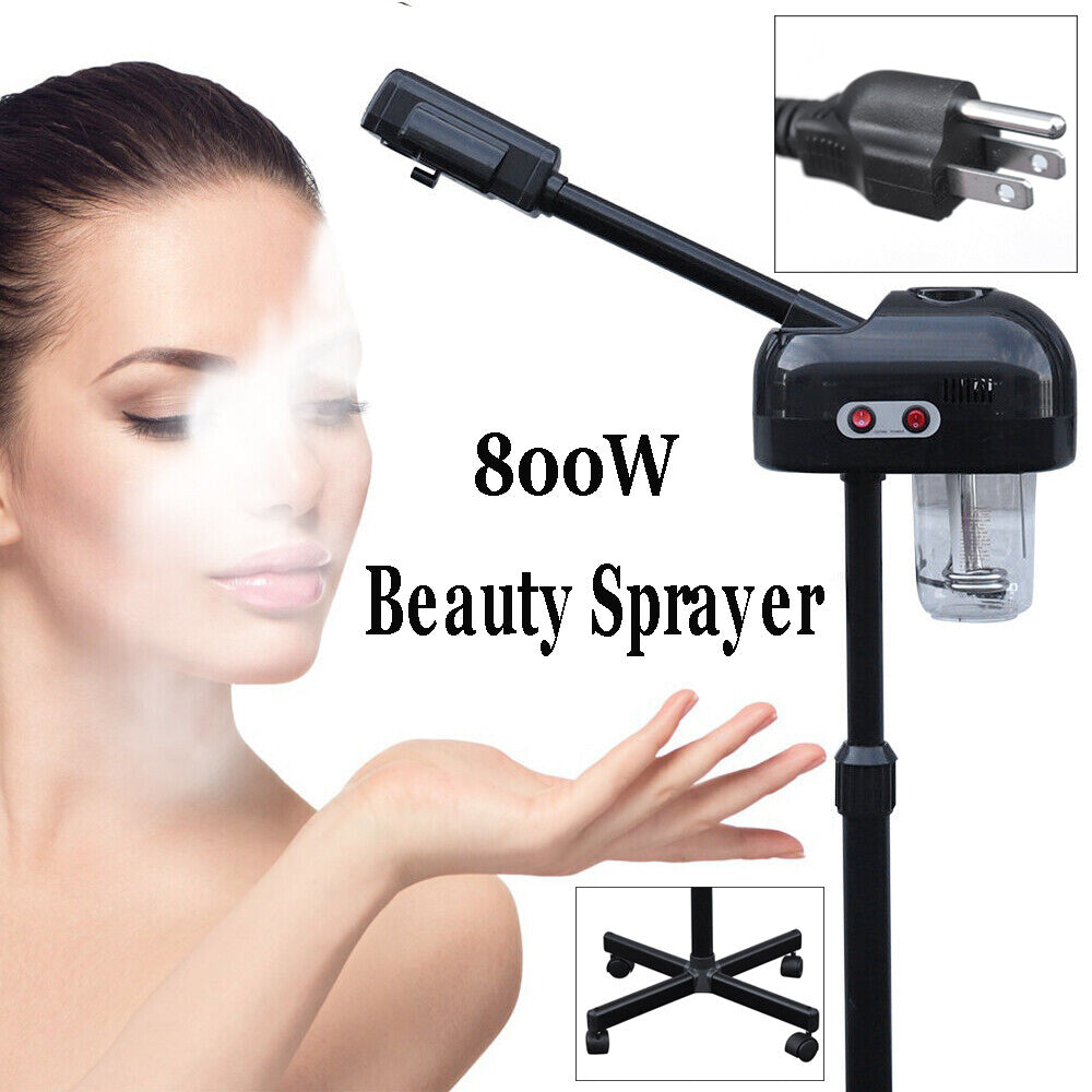 2-in-1 Facial Steamer & Ozone Sprayer - 800W Professional Spa Machine