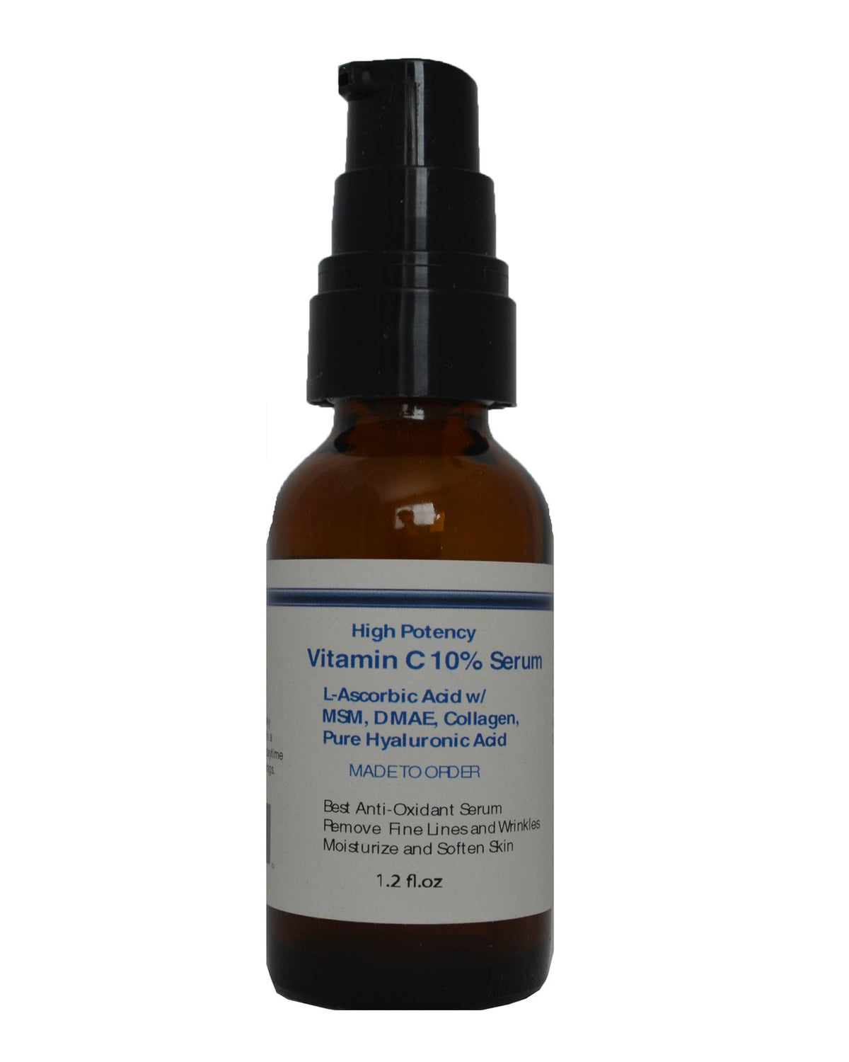 High Potency Vitamin C Serum with MSM, DMAE, Collagen & Hyaluronic Acid