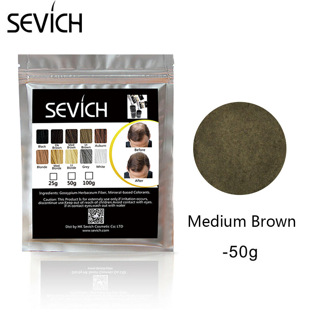 Hair Building Fibers Refill 50g Pack - Multiple Colors
