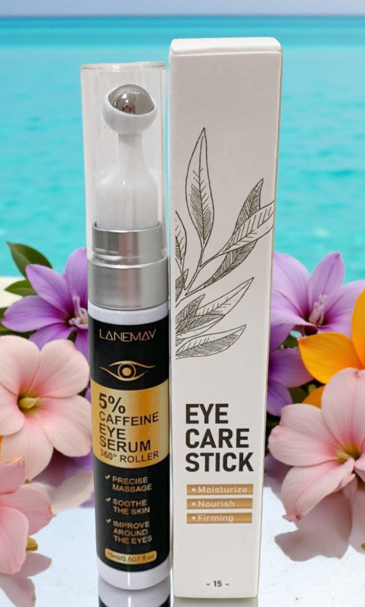 5% Caffeine Eye Serum for Dark Circles & Puffiness with Cooling Roller Ball