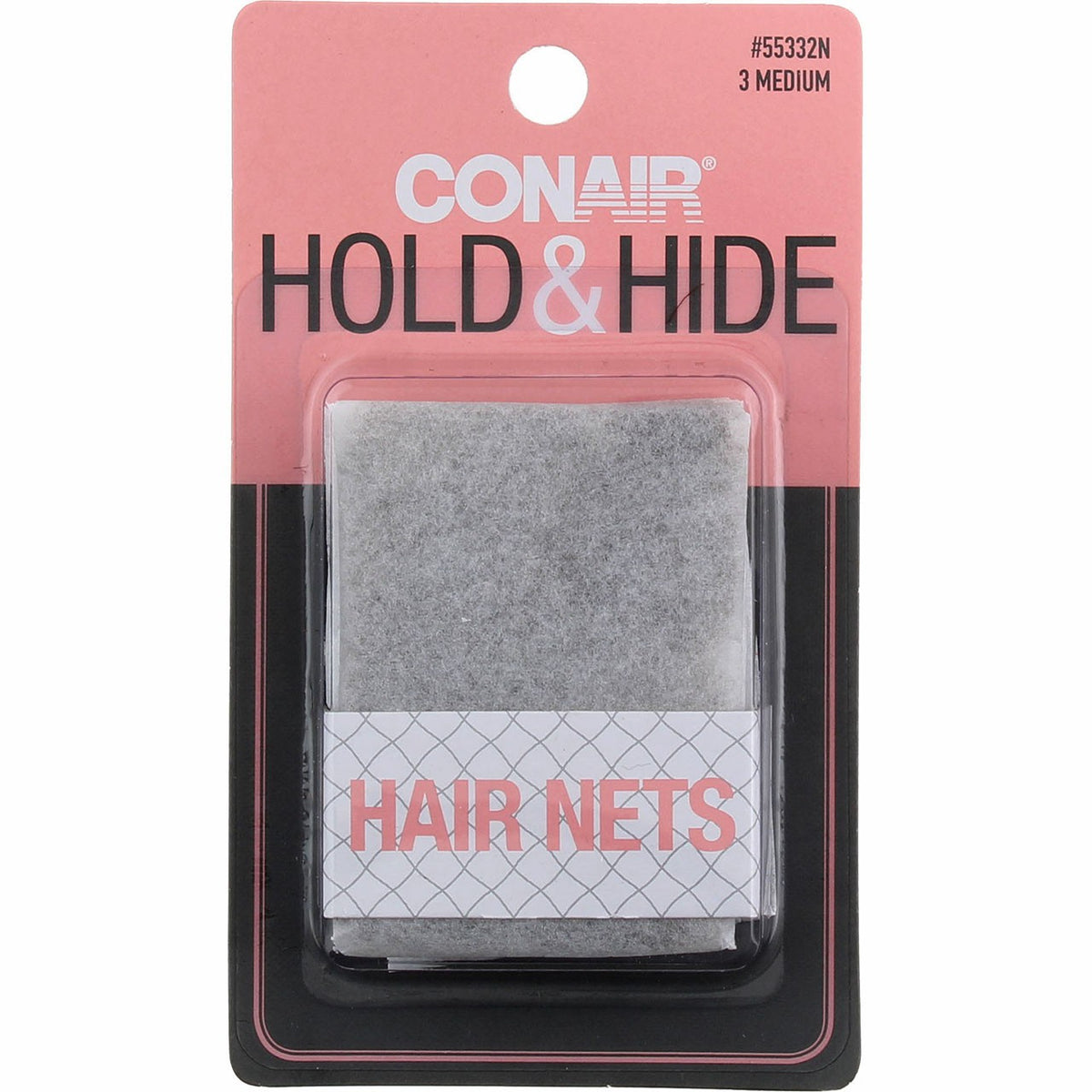 2 Pack Conair Hair Nets Hold & Hide, 3 Count for Food Service & Hair Styling
