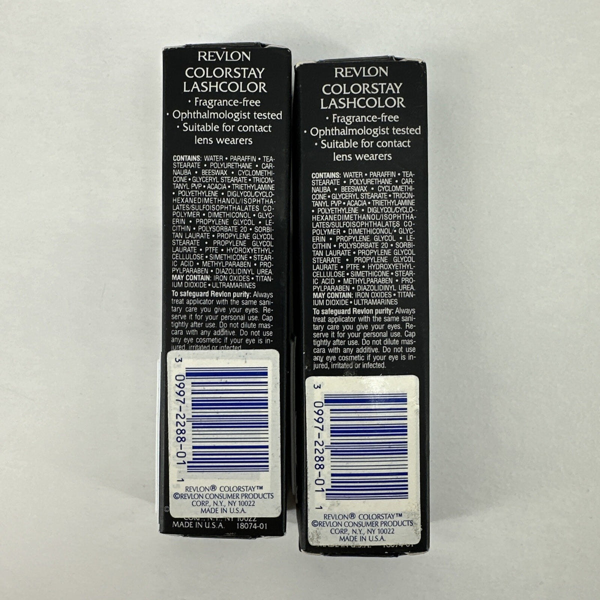 Revlon Colorstay Lashcolor Mascara Blackest Black 2-Pack - New in Box