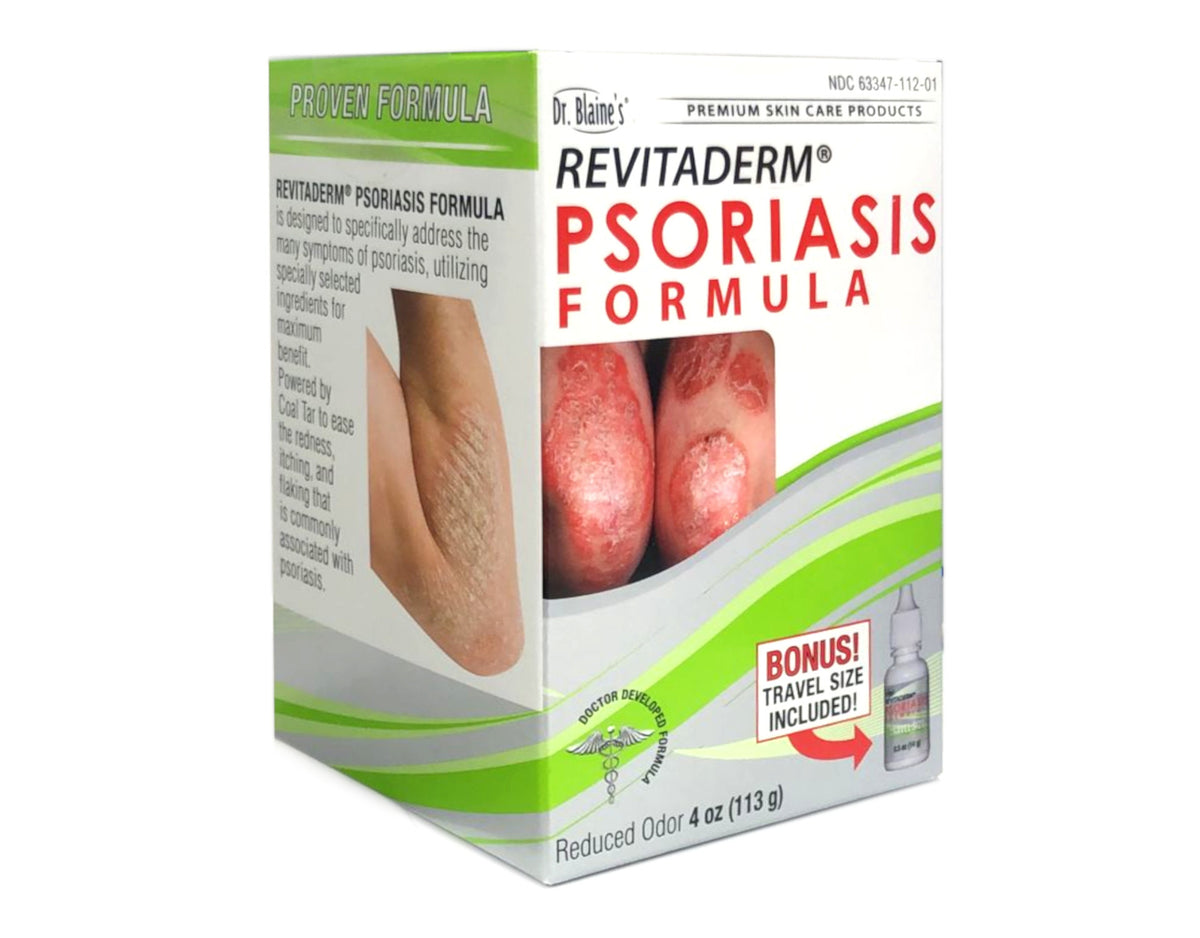 Revitaderm Psoriasis Formula 4 Oz + Travel Size