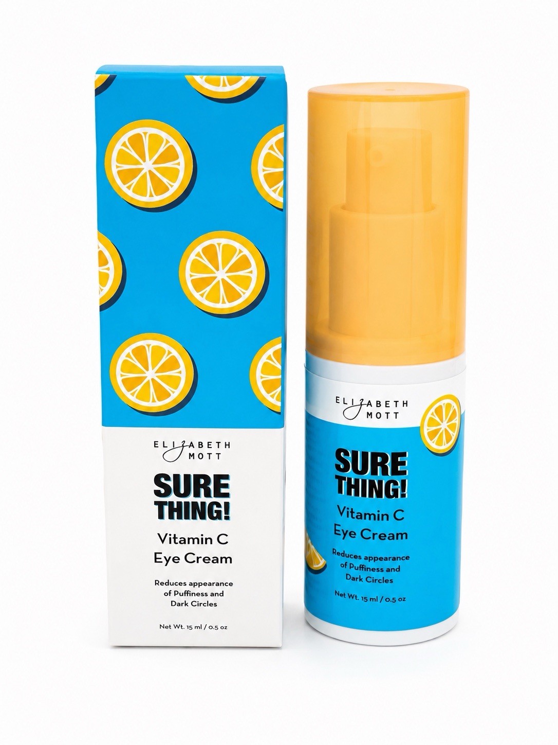 Dark Circles Eye Cream with Vitamin C & Peptides - 2 Pack, 0.5 oz Each