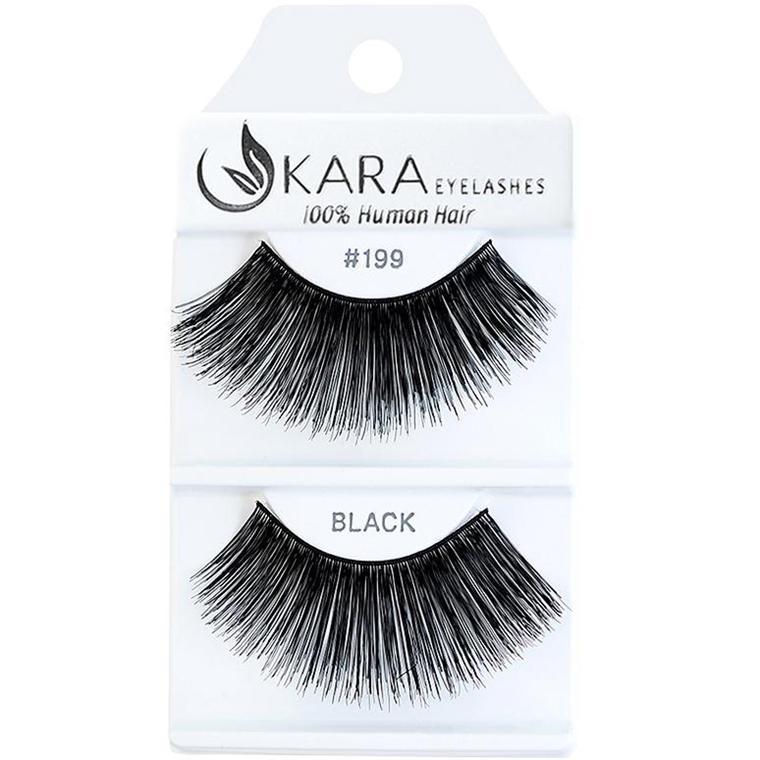 6 Pairs 100% Human Hair False Eyelashes - Kara Assorted Styles