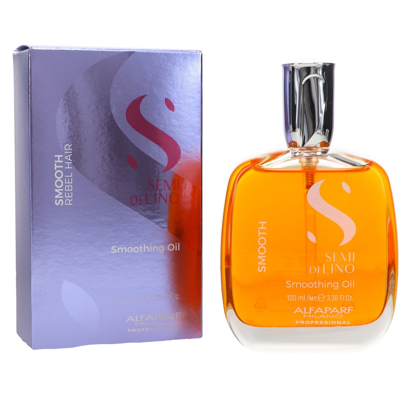 Semi Di Lino Smoothing Hair Oil - Hydrating Frizz Control 3.38 oz