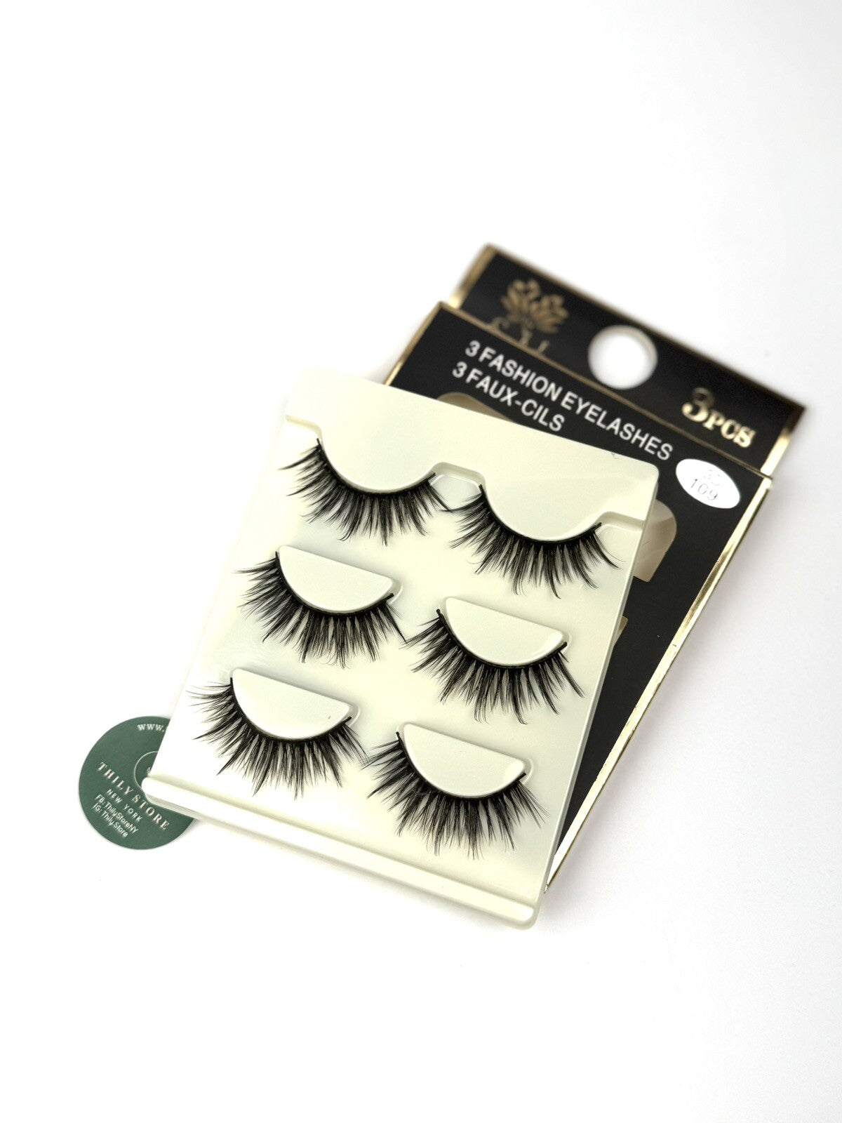 Reusable 3D Mink False Eyelashes Set of 6 Pairs for Natural & Dramatic Looks