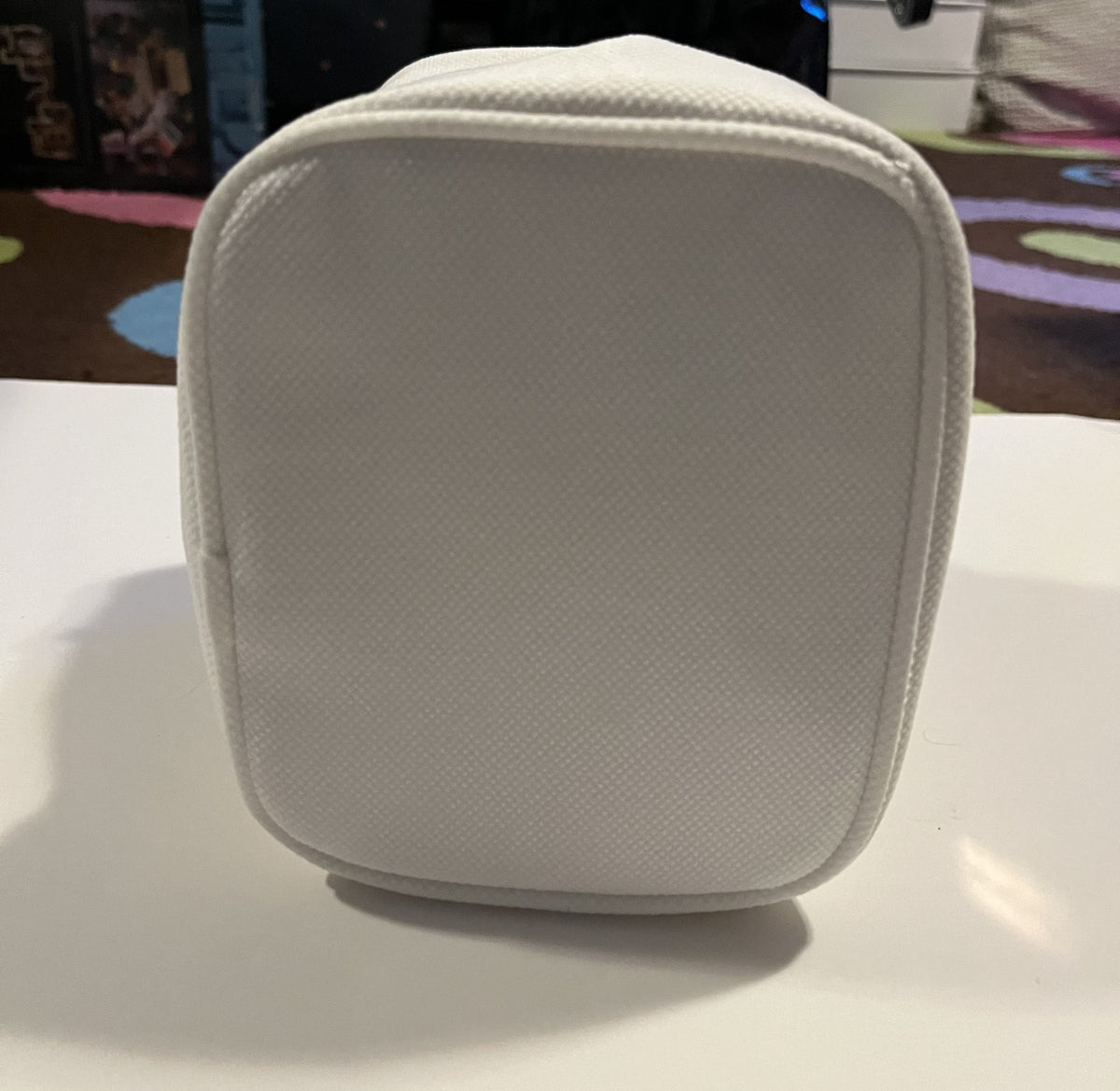 Lancôme White Cosmetic Bag with Samples – Luxury Toiletry Organizer