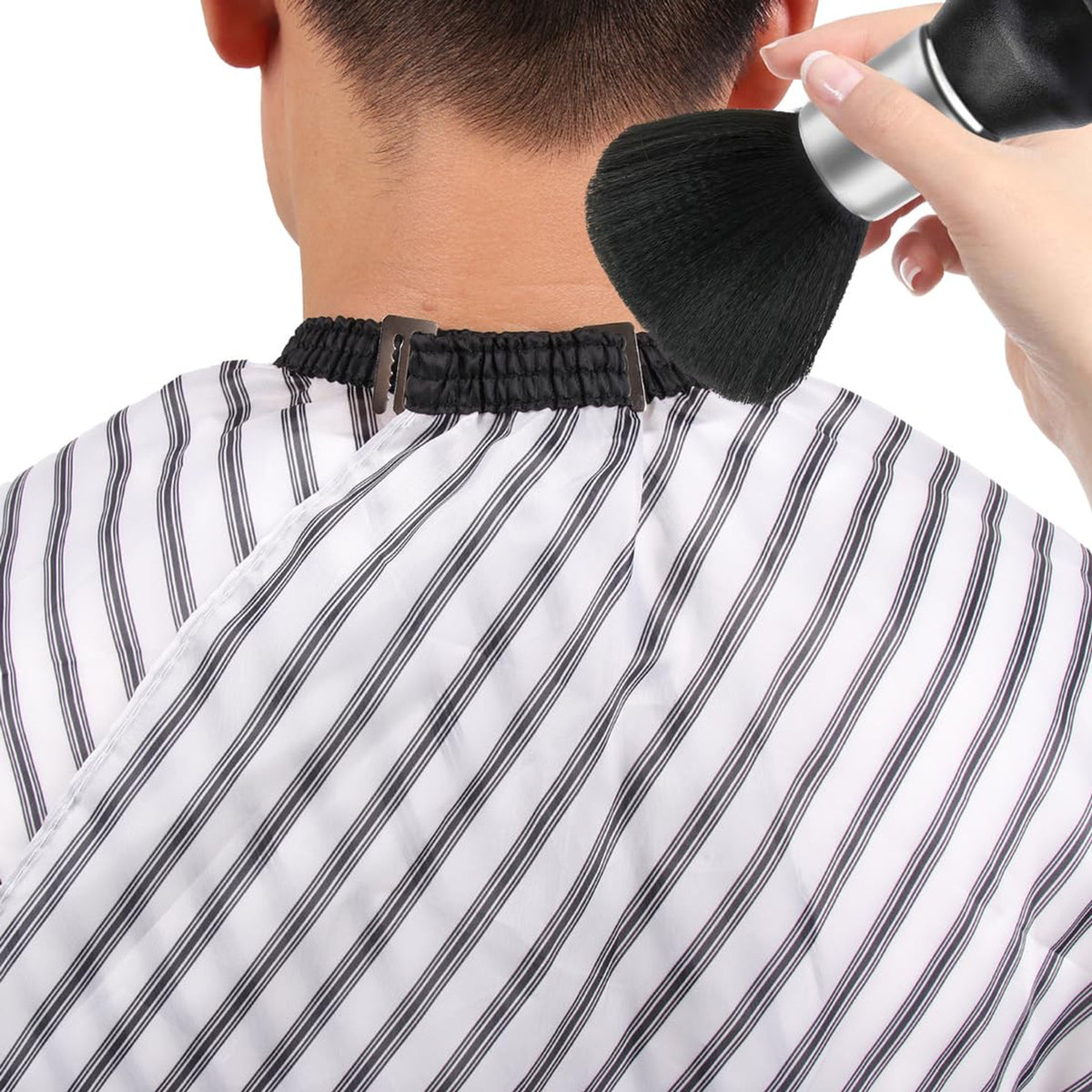 Large Soft Nylon Barber Neck Duster Brush for Haircut & Face Cleaning