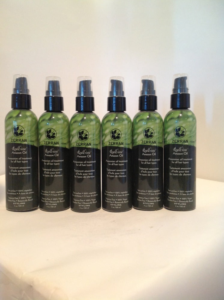 6-Pack Amazon Oil Hair Treatment - All Hair Types, Smoothing, 4 oz