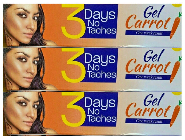 3 Days No Taches Carrot Gel - Pack of 3