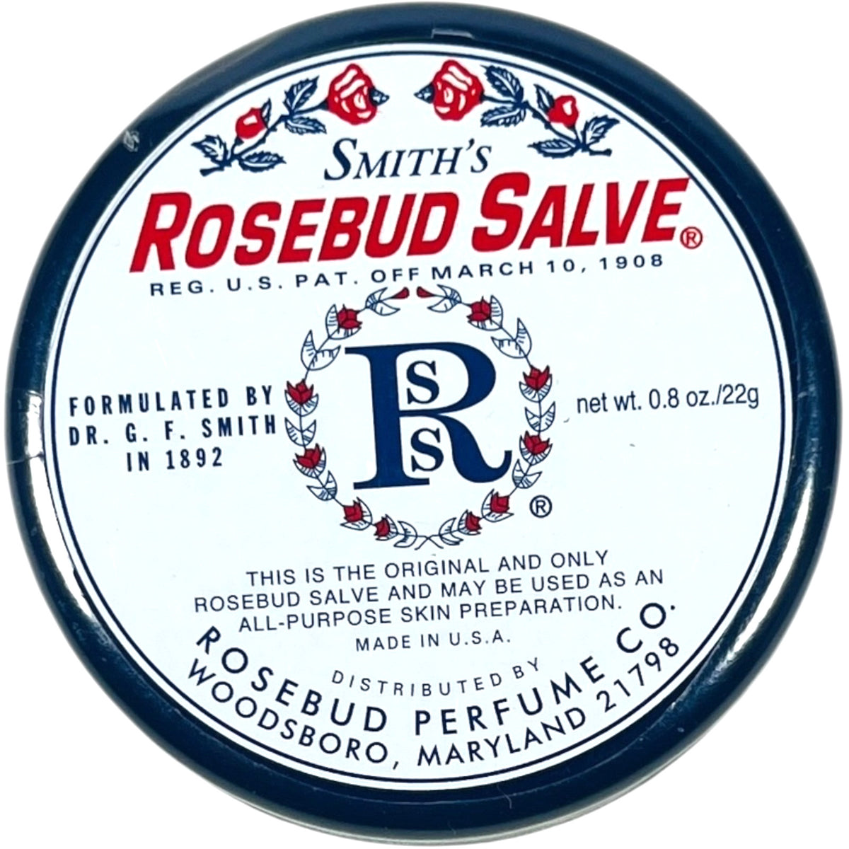 Rosebud Salve Lip Balm Pack - 2 x 0.08 oz Moisturizing Lip Care