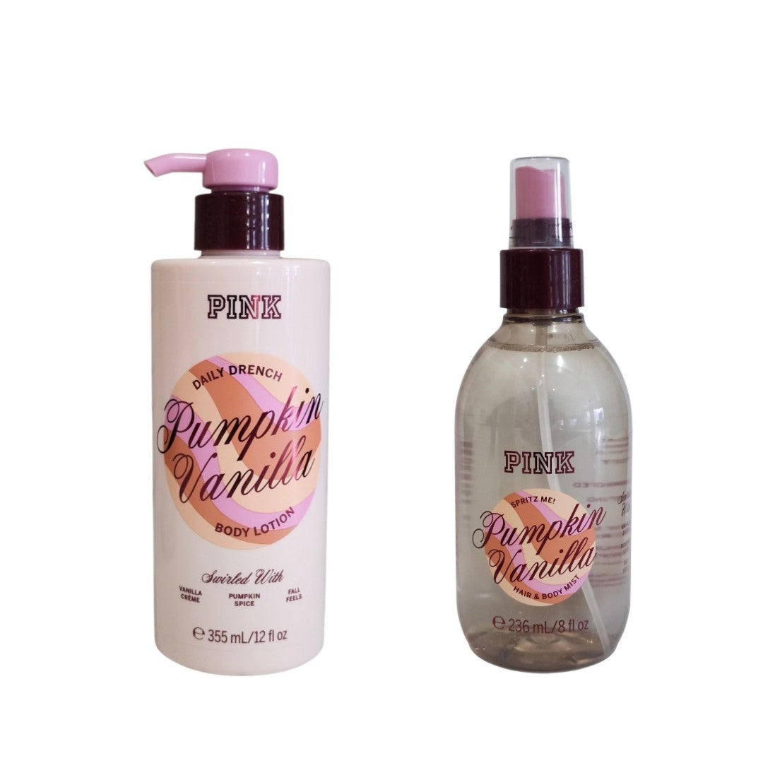 Pumpkin Vanilla Body Lotion & Hair Mist Set - 2 Pc