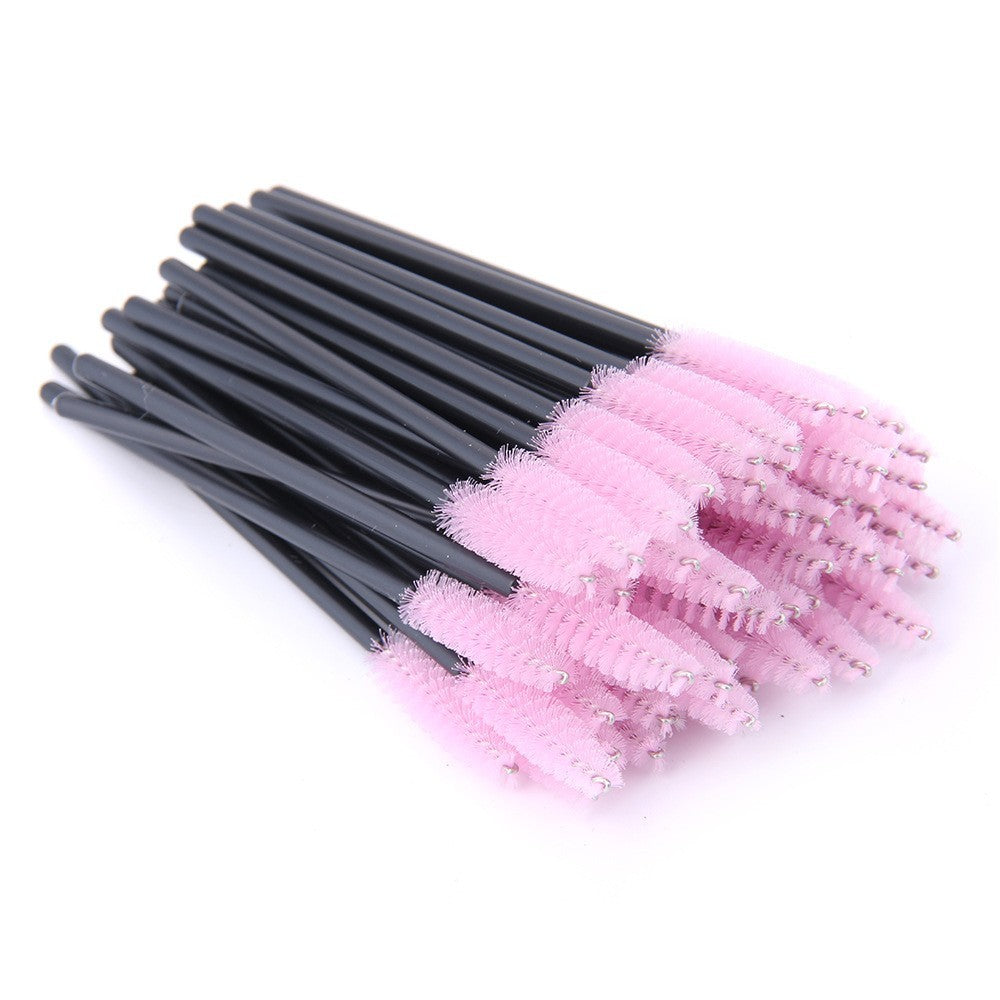 Disposable Eyelash & Eyebrow Makeup Brush Wands Set - Spiral Lash Applicators