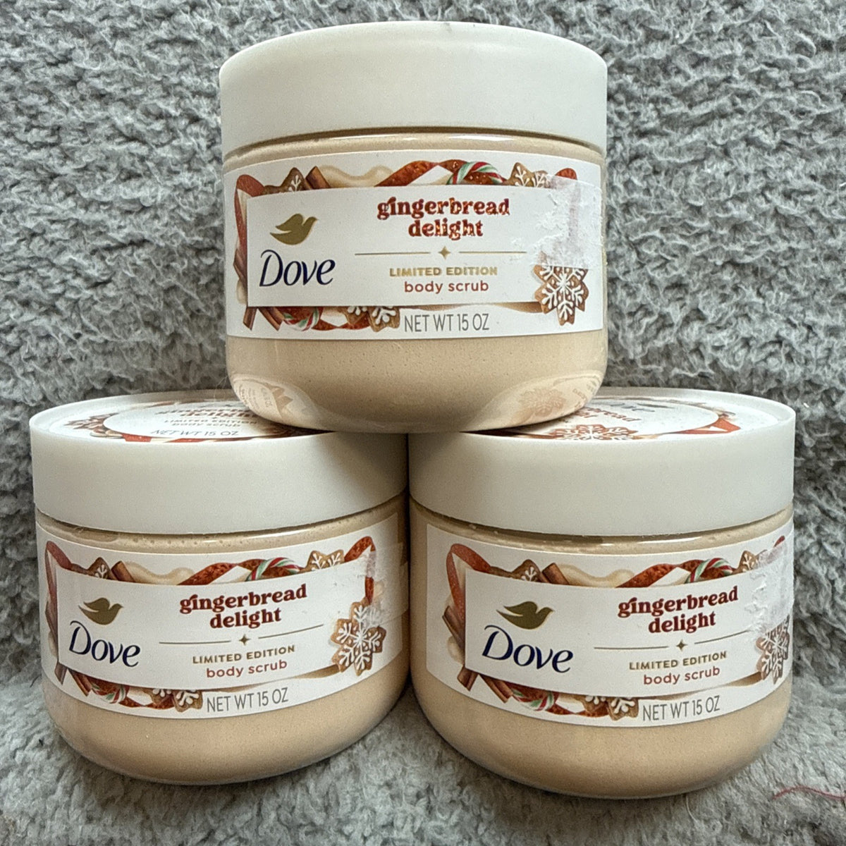 Dove Limited Edition Holiday Treat Body Scrub Gingerbread Delight