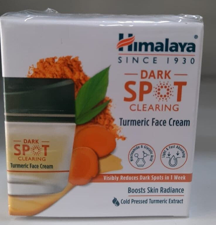 Himalaya Dark Spot Clearing Turmeric Face Cream 50g for All Skin Types