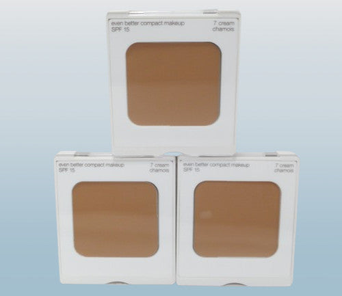 Clinique Even Better Compact Makeup SPF 15 #7 Cream Chamois 3-Pack