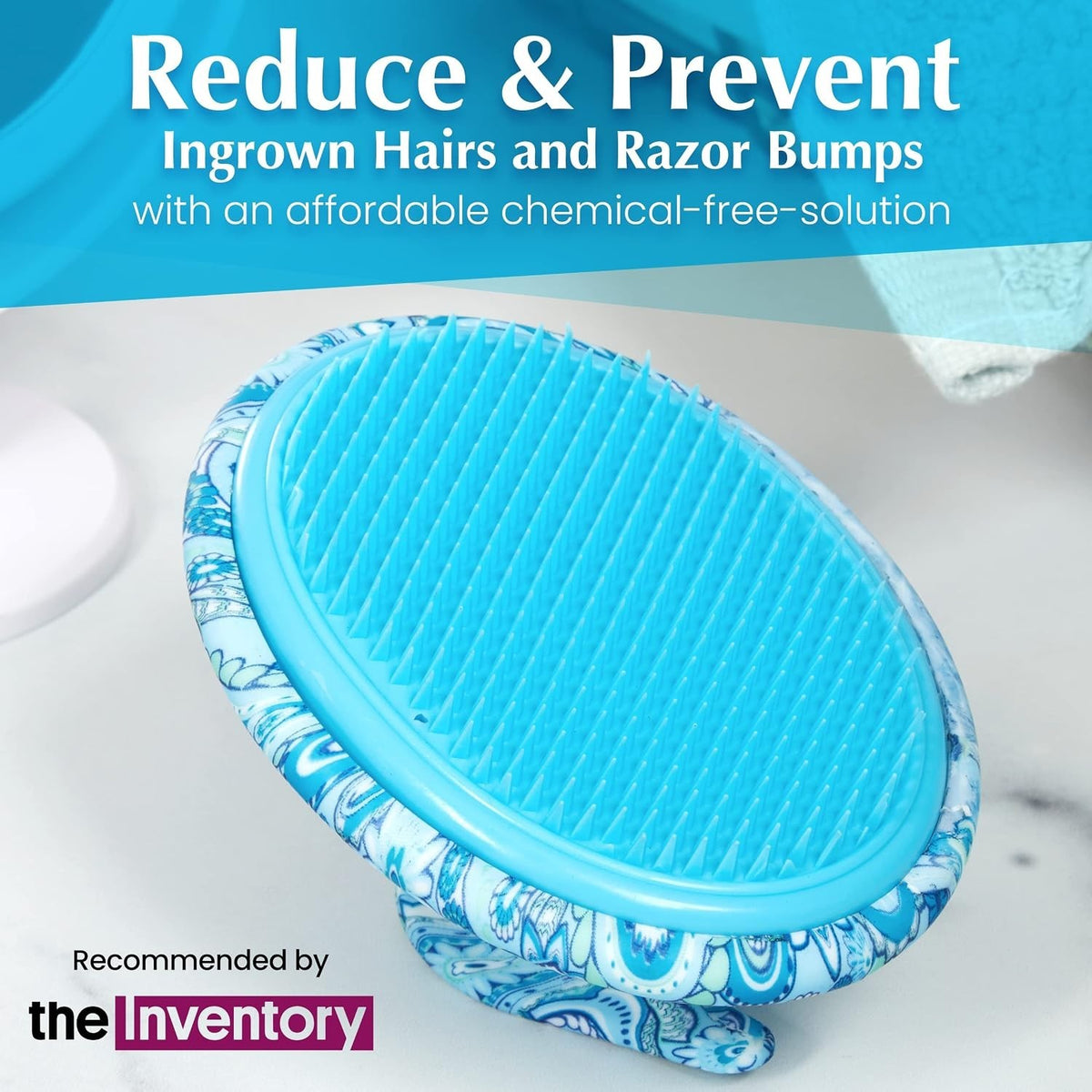 Gentle Exfoliating Brush for Ingrown Hairs: Pre-Shave Skin Treatment