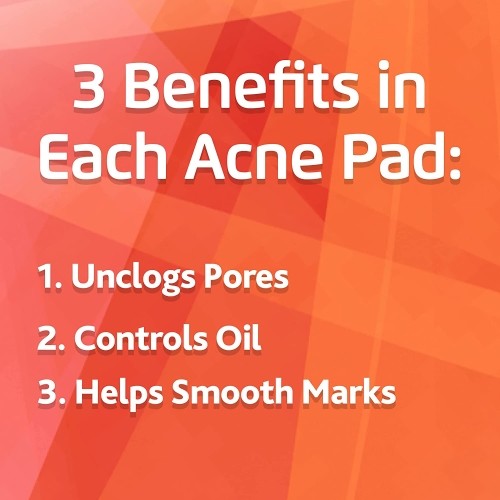 4 Pack Acne Treatment Pads with Salicylic Acid - Clear and Prevent Breakouts