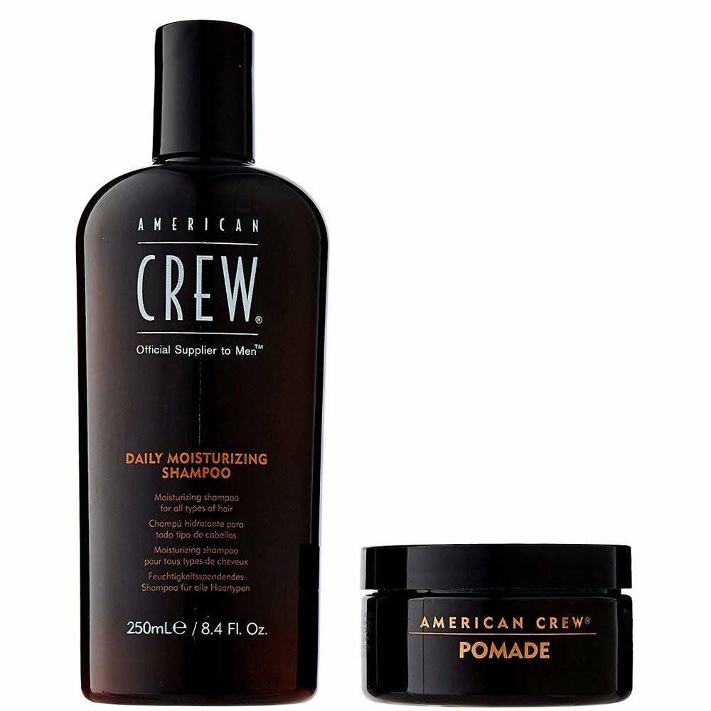 *6-Kits* American Crew Daily Moisturizing Shampoo 8.4 Oz & Pomade 3