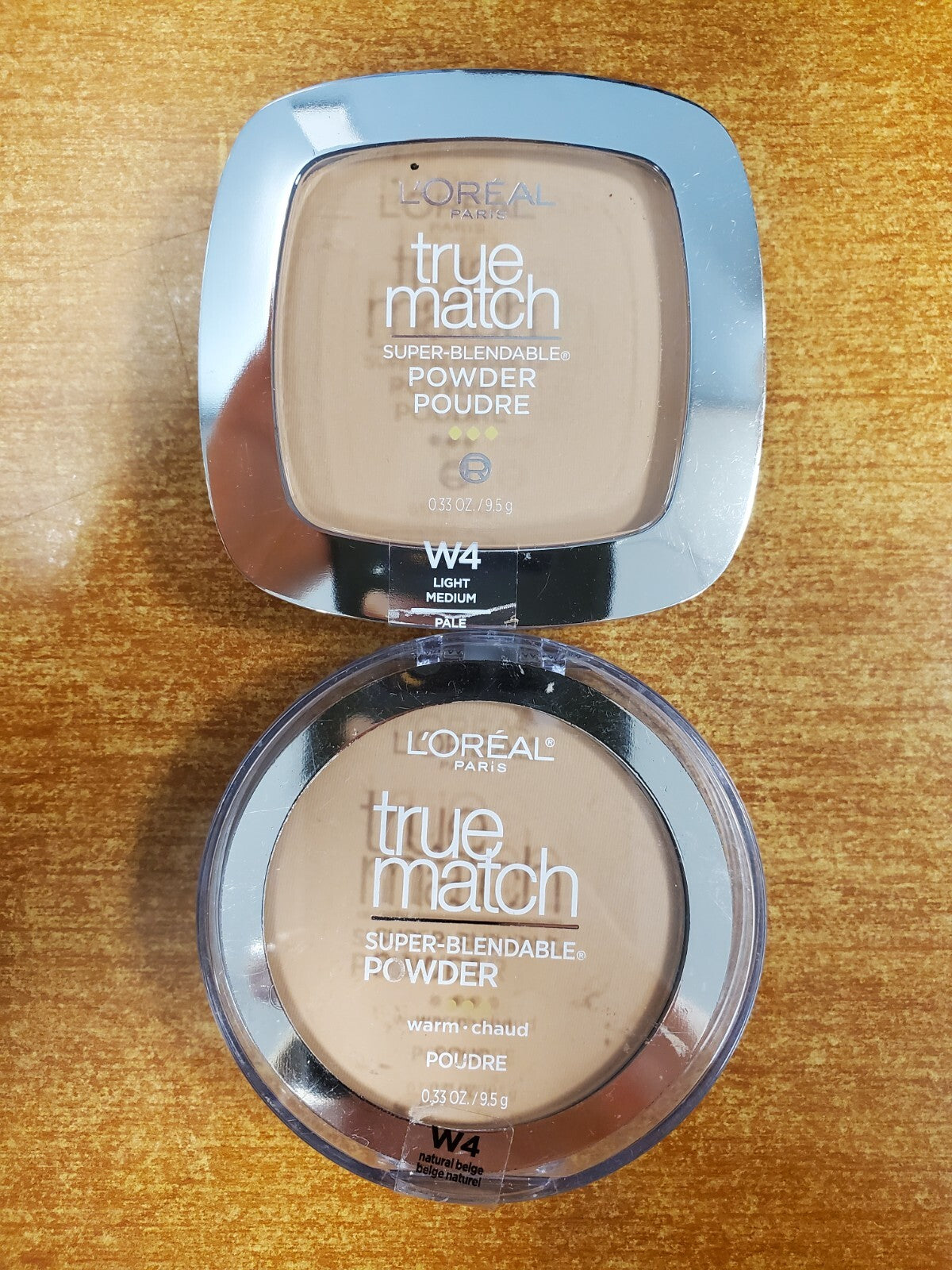 2 Pack L'Oréal True Match Super Blendable Powder W4 Light Medium