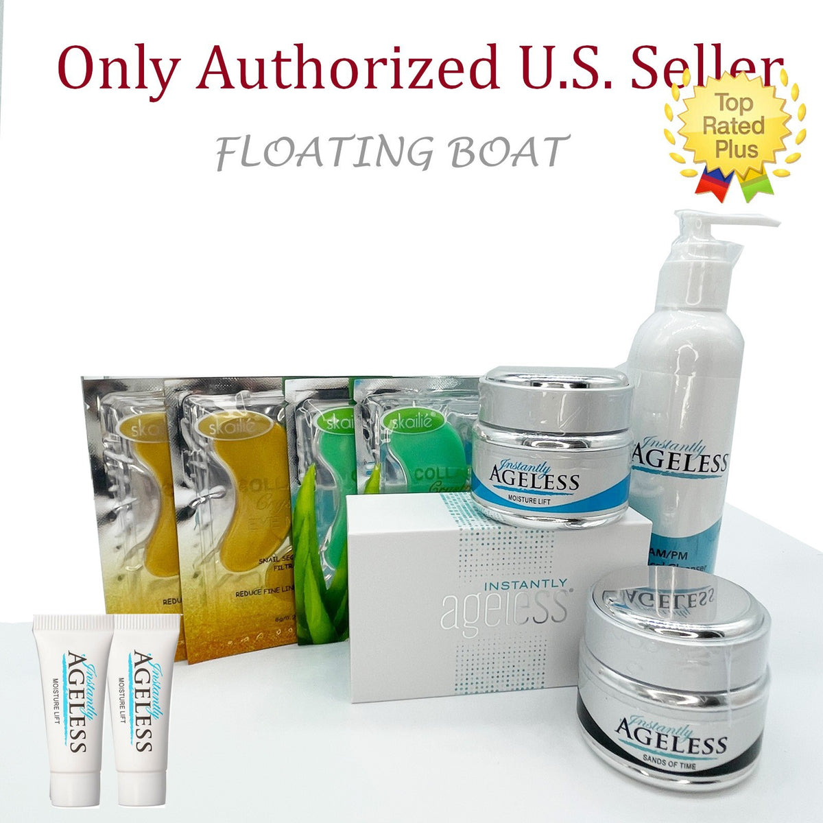 Instantly Ageless Face Lift Vials - Anti-Aging Micro Cream for Wrinkles & Fine Lines