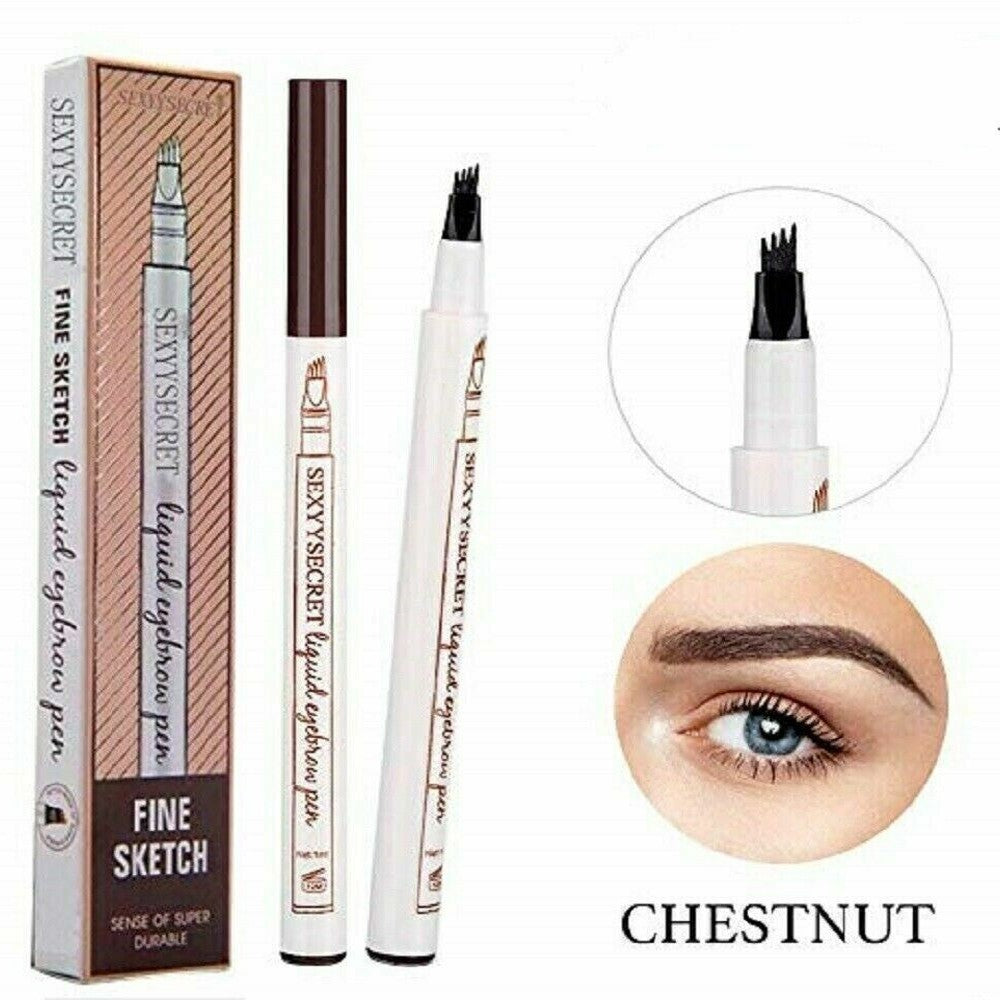 Waterproof Microblading Eyebrow Pen Set - Long-Lasting, Smudge-Proof, 3 Colors