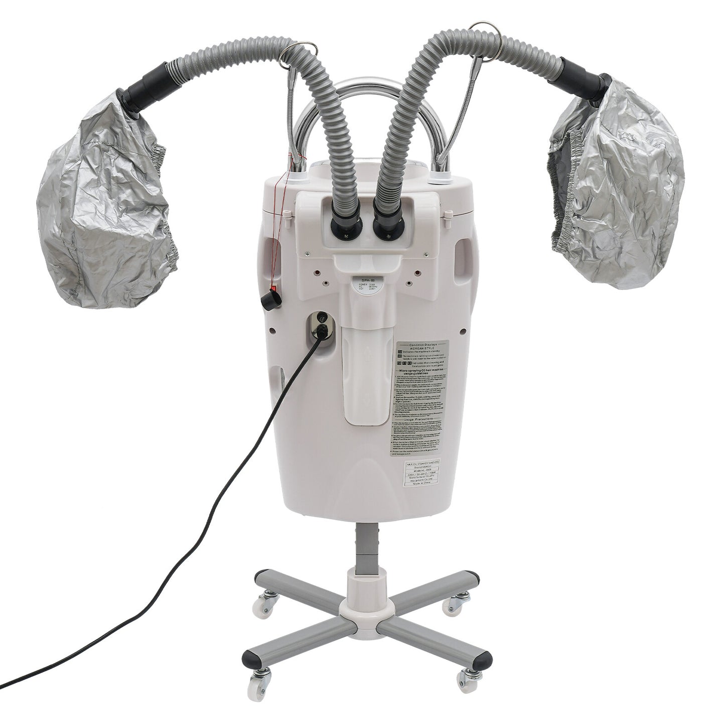 Professional Hair Steamer for Salon & Home Use - 700W Adjustable Temperature & Timer