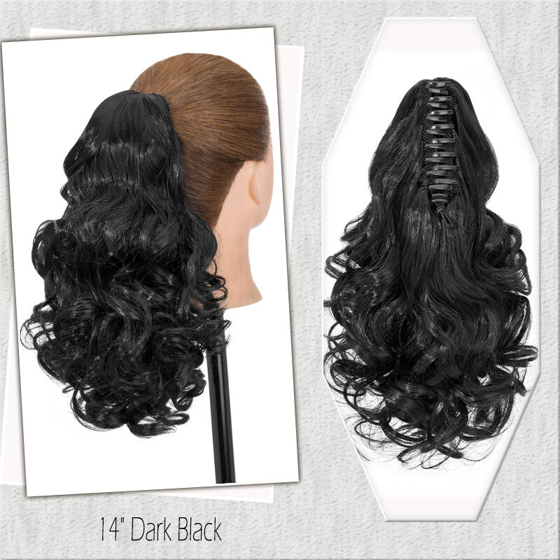 Fake Ponytail Clip-In Hair Extension Thick Natural Look 14 Inches