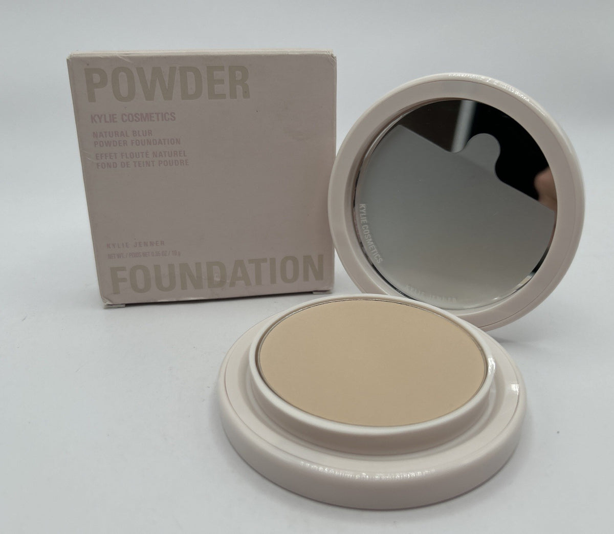 Kylie Cosmetics Natural Blur Powder Foundation 2WN - Light Matte Finish, 0.35 oz