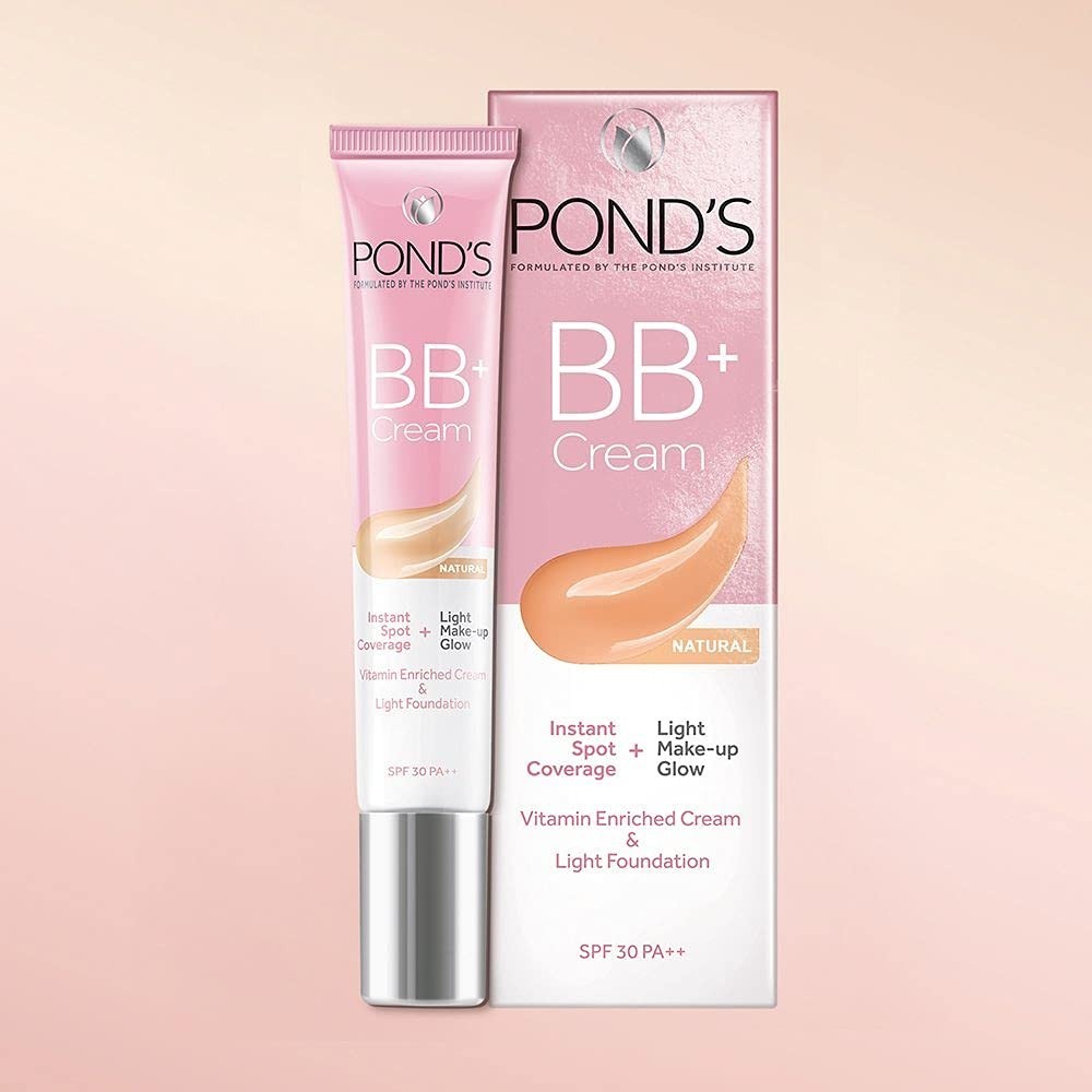 BB Cream Light Coverage SPF 30 PA++ - Natural Shade, 18g Makeup Foundation
