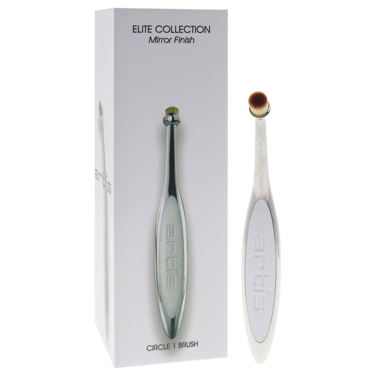 Women’s Makeup Brush with Mirror - Precision Circular Face & Lip Applicator