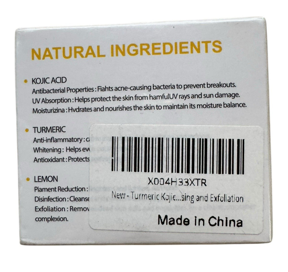 Kojic Acid & Turmeric Cleansing Pads - 50 Count, Brightening Skincare