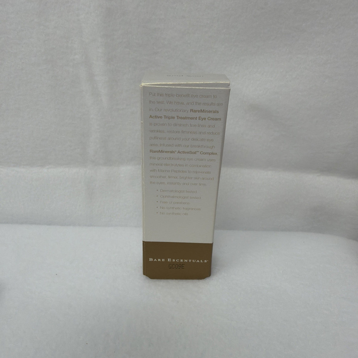 Bare Escentuals Rare Minerals Active Triple Treatment Eye Cream - Dated Item