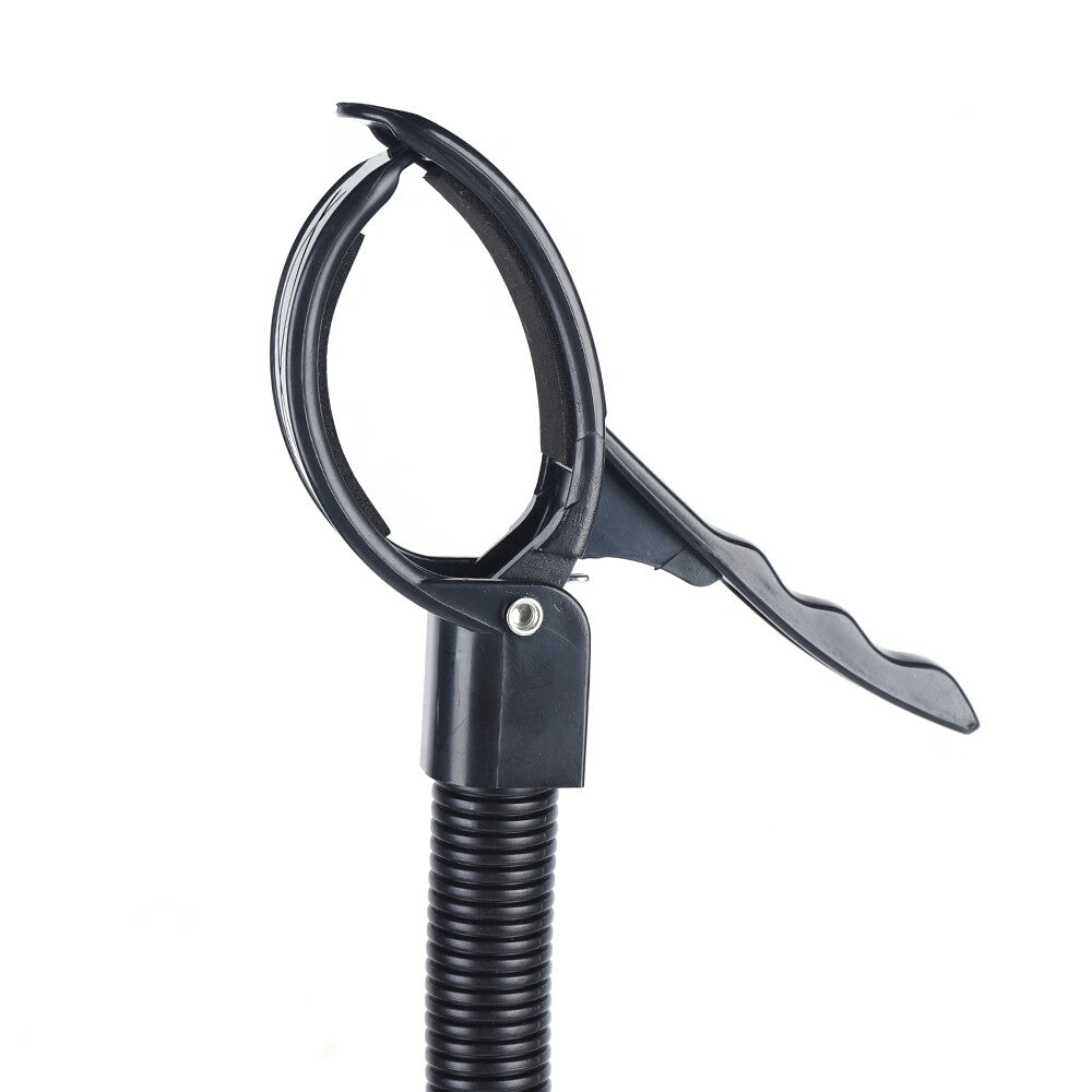 Retractable Hair Dryer Stand Holder with 360° Rotating Mount, Adjustable Height