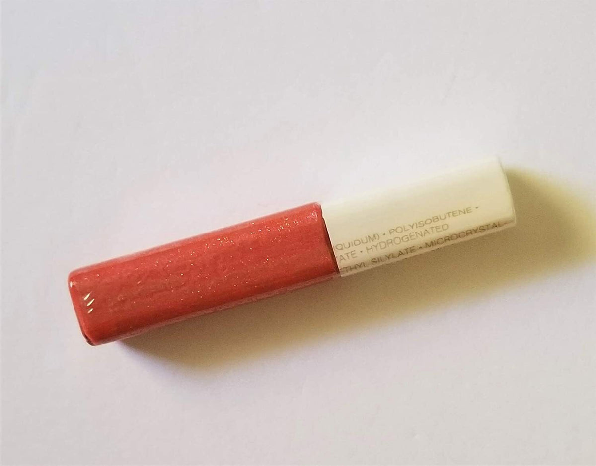Peach Sparkling Lip Gloss - Travel Size 4.5g, Sheer, Non-Sticky Finish